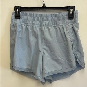 Yoga Smoga Blue Athletic Shorts with Elastic Waistband